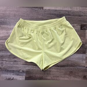 Lululemon Neon Yellow Shorts